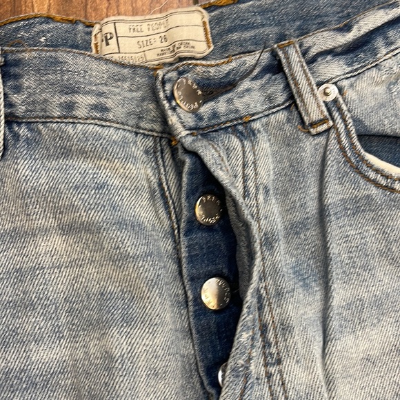 Free People Blazing Summer Harem Jeans Size 26 - Picture 10 of 13